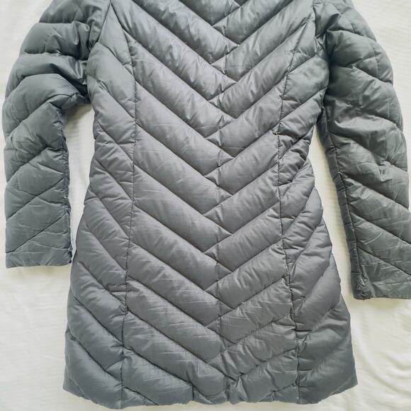 Patagonia Women’s Gray Down Puffer Coat – Size XS – Style 28407FA17 Longline - Picture 10 of 13